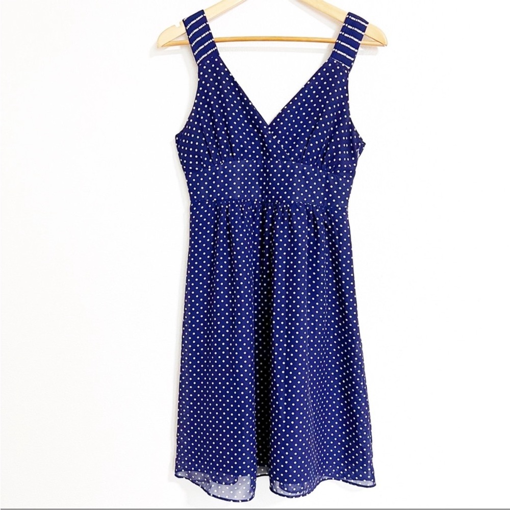 Gap Polka Dot Fit and Flare Dress